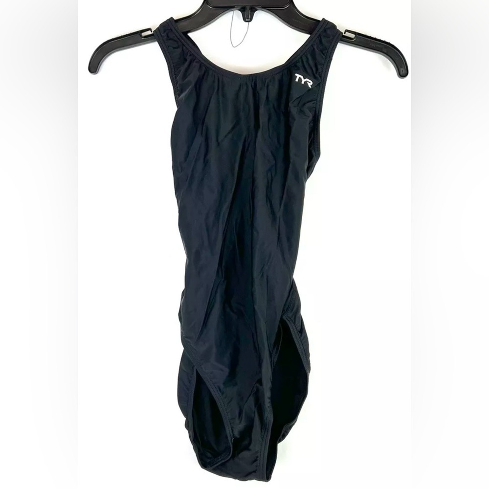 TYR Women’s Black Racerback One Piece Swimsuit Size 34